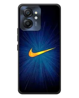 Чехол для Blackview Color 8 с картинкой «Синий пульс Nike»