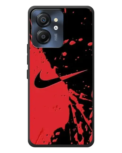 Чехол для Blackview Color 8 с картинкой «Красные брызги Nike» Чехол для Blackview Color 8 с картинкой «Красные брызги Nike»