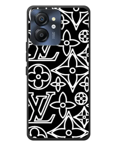 Чехол для Blackview Color 8 с картинкой «Черно-белый узор LV» Чехол для Blackview Color 8 с картинкой «Черно-белый узор LV»
