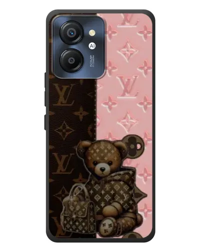 Чехол для Blackview Color 8 с картинкой «Мишка в стиле LV» Чехол для Blackview Color 8 с картинкой «Мишка в стиле LV»