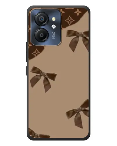 Чехол для Blackview Color 8 с картинкой «LV — кофейный атлас» Чехол для Blackview Color 8 с картинкой «LV — кофейный атлас»
