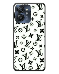 Чехол для Blackview Color 8 с картинкой «Монохромный хаос LV»
