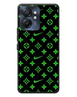 Чехол для Blackview Color 8 с картинкой «Неоновый принт LV»