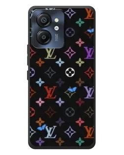 Чехол для Blackview Color 8 с картинкой «Цветная монограмма LV»