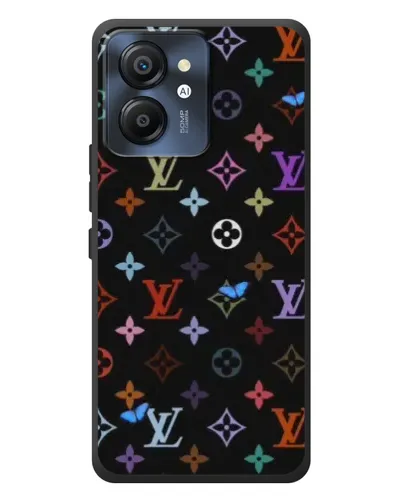 Чехол для Blackview Color 8 с картинкой «Цветная монограмма LV» Чехол для Blackview Color 8 с картинкой «Цветная монограмма LV»