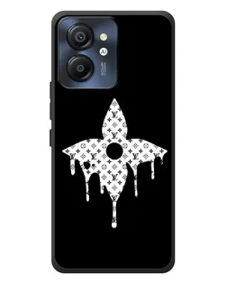 Чехол для Blackview Color 8 с картинкой «Цветочная монограмма»