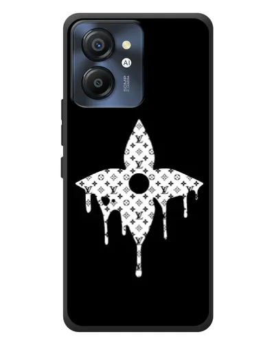 Чехол для Blackview Color 8 с картинкой «Цветочная монограмма» Чехол для Blackview Color 8 с картинкой «Цветочная монограмма»