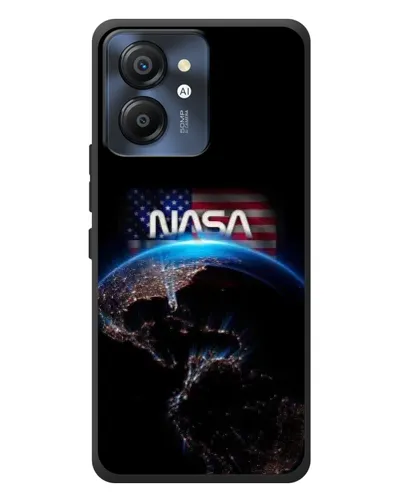 Чехол для Blackview Color 8 с картинкой «Земля из космоса NASA»