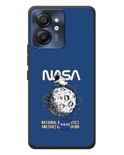 Чехол для Blackview Color 8 с картинкой «NASA — лунная миссия»