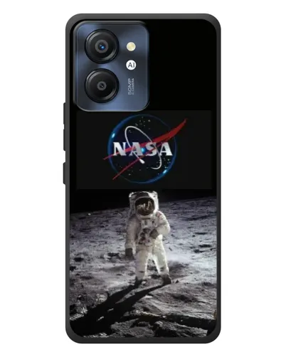 Чехол для Blackview Color 8 с картинкой «Астронавт на Луне»