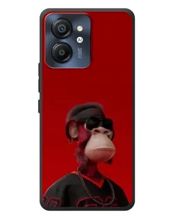 Чехол для Blackview Color 8 с картинкой «Bored Ape в красном»