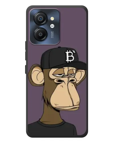 Чехол для Blackview Color 8 с картинкой «Bored Ape в кепке»