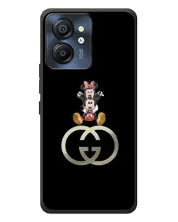 Чехол для Blackview Color 8 с картинкой «Минни Маус на лого»