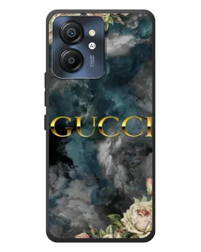 Чехол для Blackview Color 8 с картинкой «Абстрактные цветы Gucci» Чехол для Blackview Color 8 с картинкой «Абстрактные цветы Gucci»