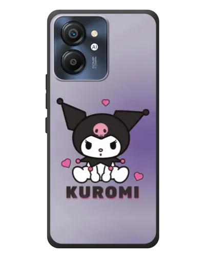 Чехол для Blackview Color 8 с картинкой «Kuromi — фиолетовый арт»