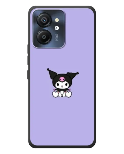 Чехол для Blackview Color 8 с картинкой «Kuromi — фиолетовый минимализм»