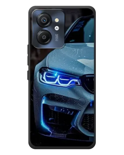 Чехол для Blackview Color 8 с картинкой «Взгляд BMW с синими фарами»