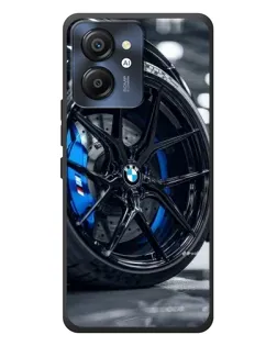 Чехол для Blackview Color 8 с картинкой «Колесо BMW вблизи»