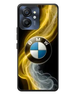 Чехол для Blackview Color 8 с картинкой «Золотистый дым BMW»