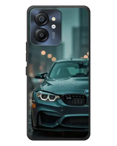 Чехол для Blackview Color 8 с картинкой «BMW в огнях города»
