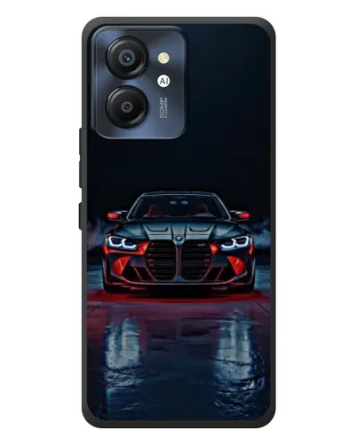 Чехол для Blackview Color 8 с картинкой «BMW на мокрой дороге»