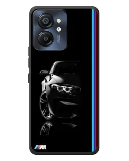 Чехол для Blackview Color 8 с картинкой «Силуэт BMW в темноте»