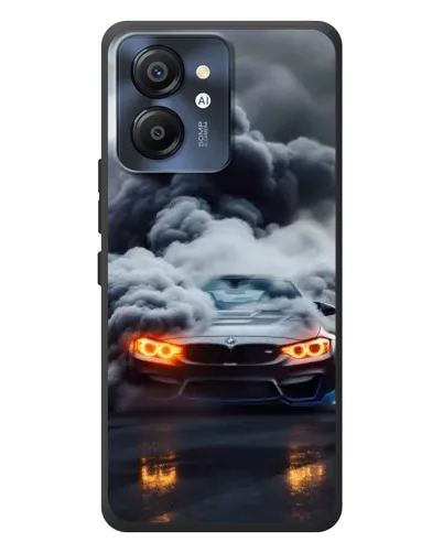 Чехол для Blackview Color 8 с картинкой «BMW в дыму»