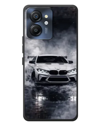 Чехол для Blackview Color 8 с картинкой «BMW сквозь туман»