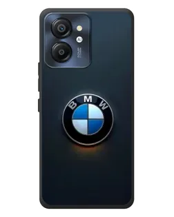 Чехол для Blackview Color 8 с картинкой «Логотип BMW — минимализм»