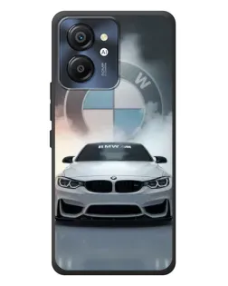 Чехол для Blackview Color 8 с картинкой «BMW в белом дыму»