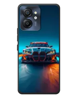 Чехол для Blackview Color 8 с картинкой «BMW — огни неона»