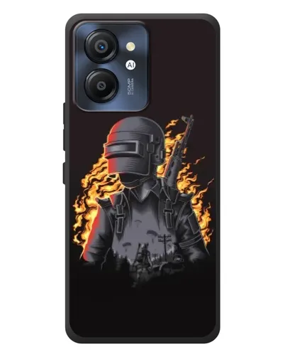 Чехол для Blackview Color 8 с картинкой «PUBG — огненный силуэт» Чехол для Blackview Color 8 с картинкой «PUBG — огненный силуэт»