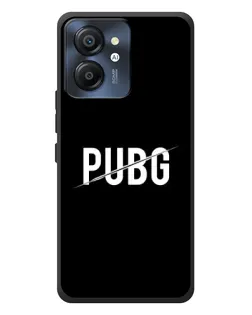 Чехол для Blackview Color 8 с картинкой «PUBG — белый логотип»
