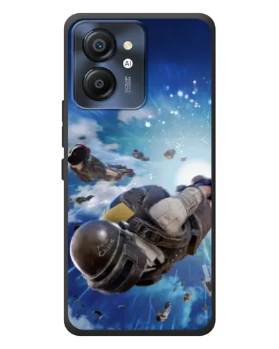 Чехол для Blackview Color 8 с картинкой «Десант PUBG — прыжок» Чехол для Blackview Color 8 с картинкой «Десант PUBG — прыжок»