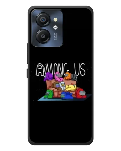 Чехол для Blackview Color 8 с картинкой «Логотип Among Us»