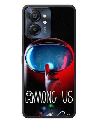 Чехол для Blackview Color 8 с картинкой «Красный импостер — макро»