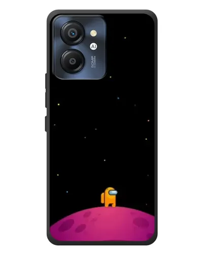 Чехол для Blackview Color 8 с картинкой «Одинокий герой на планете»