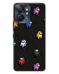 Чехол для Blackview Color 8 с картинкой «Космический паттерн Among Us»