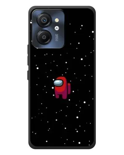 Чехол для Blackview Color 8 с картинкой «Красный Among Us»
