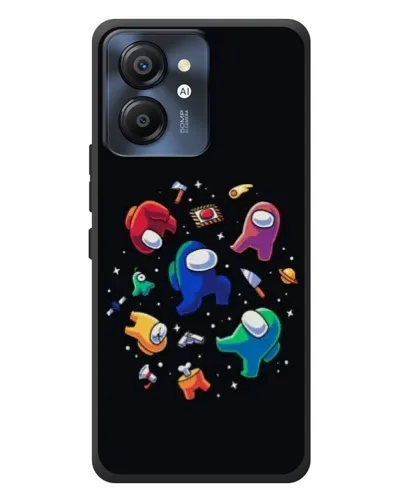 Чехол для Blackview Color 8 с картинкой «Among Us космос»