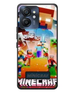 Чехол для Blackview Color 8 с картинкой «Minecraft герои игры»