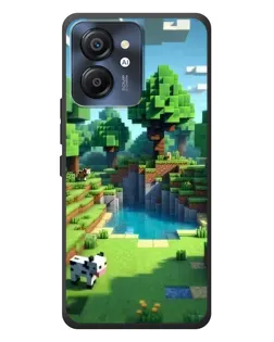 Чехол для Blackview Color 8 с картинкой «Minecraft летний день»