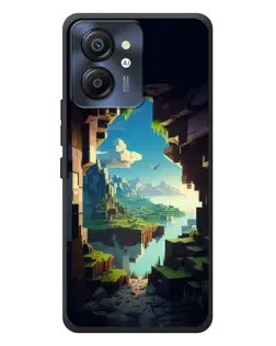 Чехол для Blackview Color 8 с картинкой «Вид из пещеры»