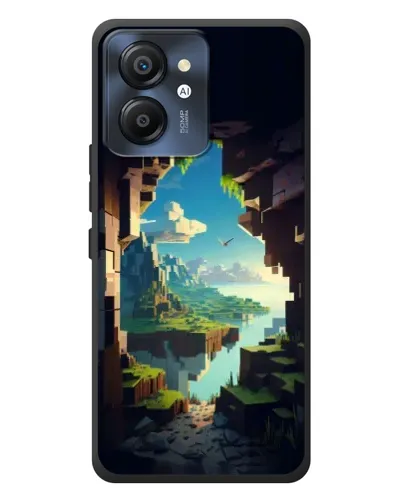 Чехол для Blackview Color 8 с картинкой «Вид из пещеры»