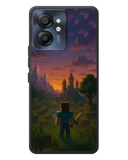 Чехол для Blackview Color 8 с картинкой «Стив у башни»