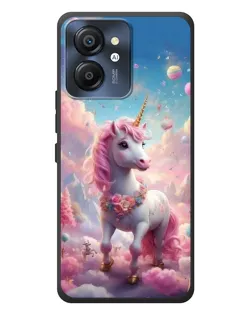 Чехол для Blackview Color 8 с картинкой «Единорог среди облаков»