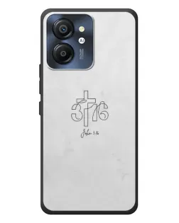Чехол для Blackview Color 8 с картинкой «Иоанна 3:16 Крест»