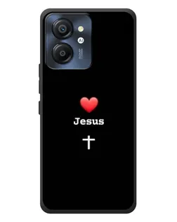 Чехол для Blackview Color 8 с картинкой «Сердце - Jesus»