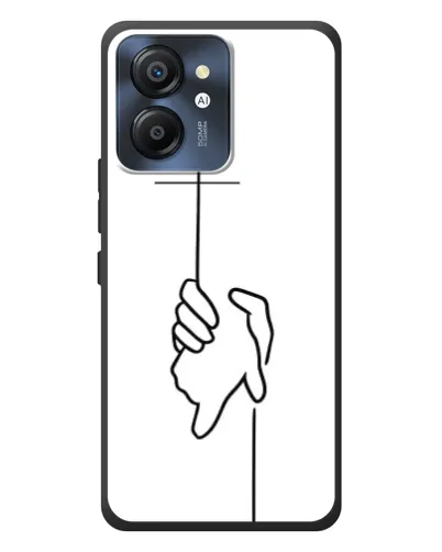 Чехол для Blackview Color 8 с картинкой «Рука держит»