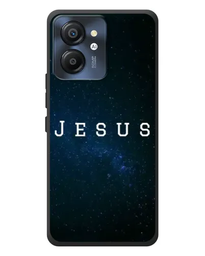 Чехол для Blackview Color 8 с картинкой «Звездное небо Jesus»